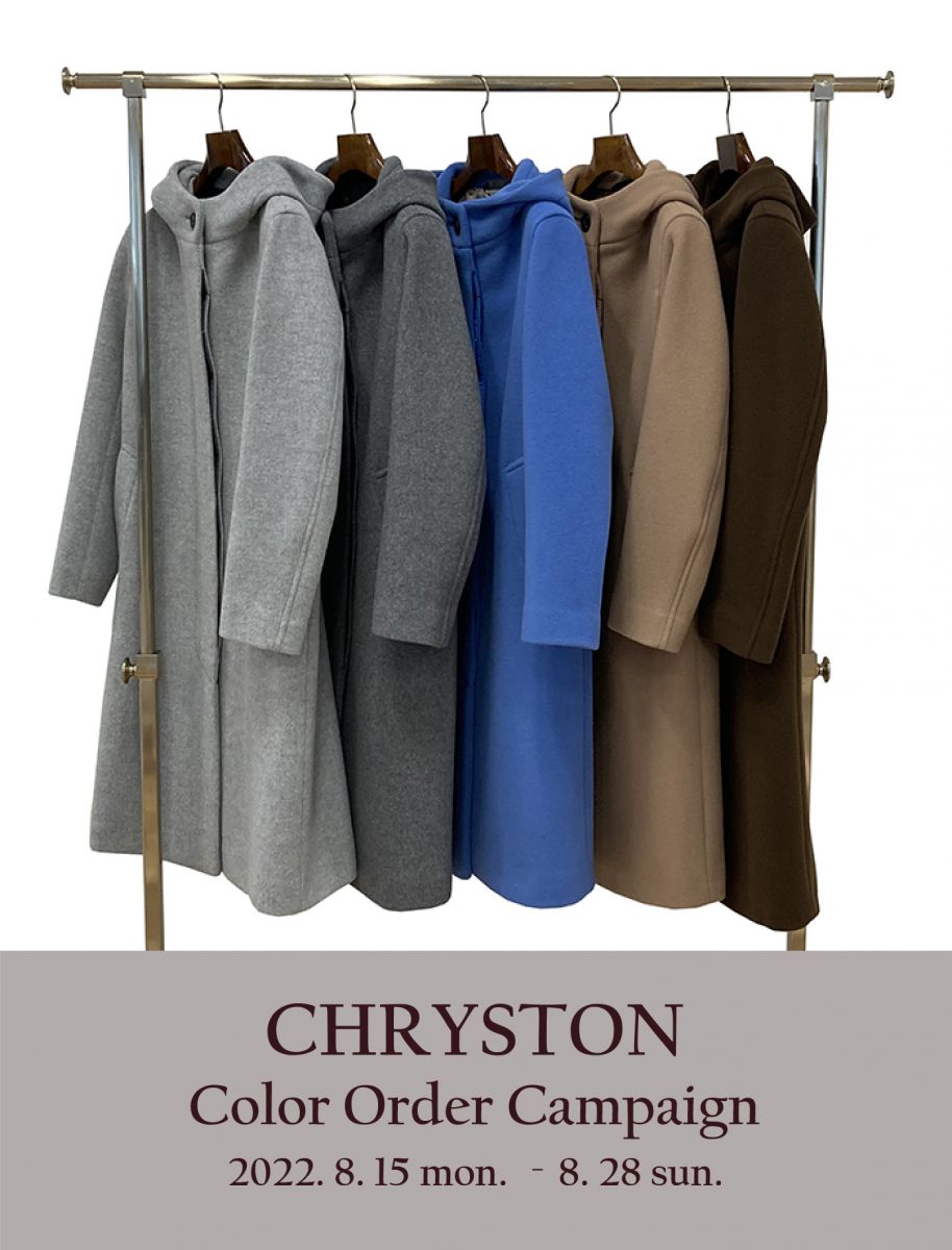 ウールコートの人気モデル”CHRYSTON